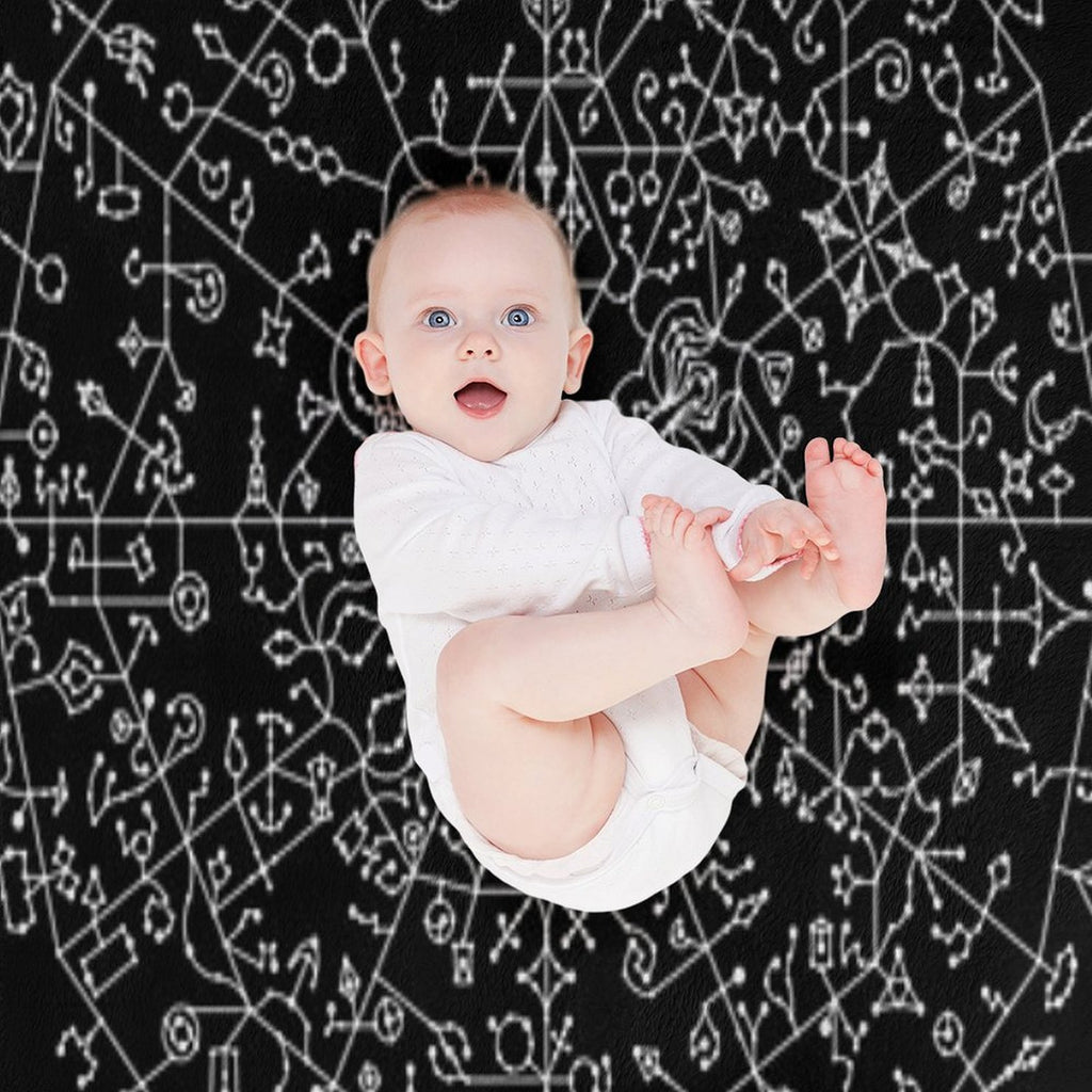 Path of Exile 2 Passive Skill Tree (white) Compact Throw Blanket