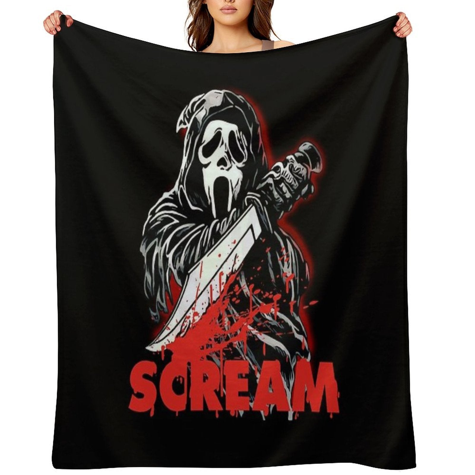 Scream Movie Gift-ready Throw Blanket