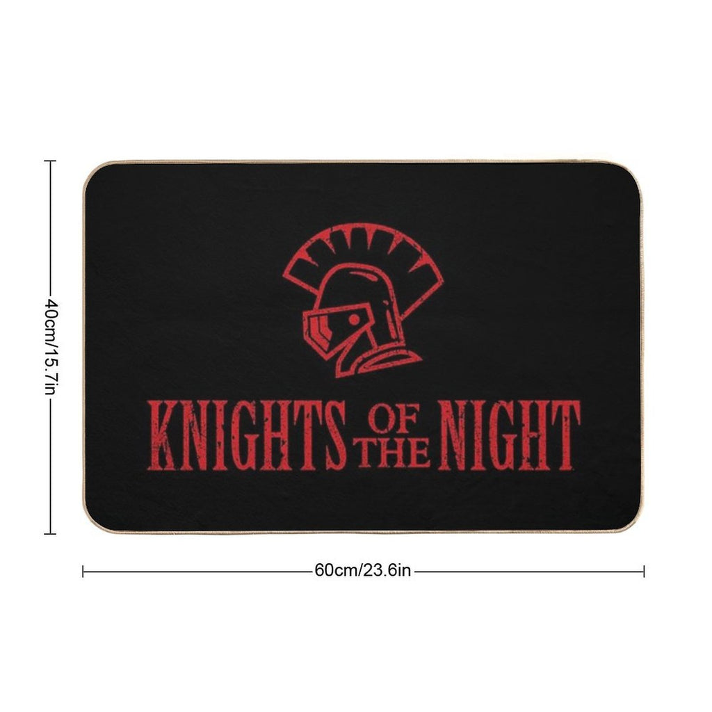Knights of The Night  Rapid-Drying Bath Mat