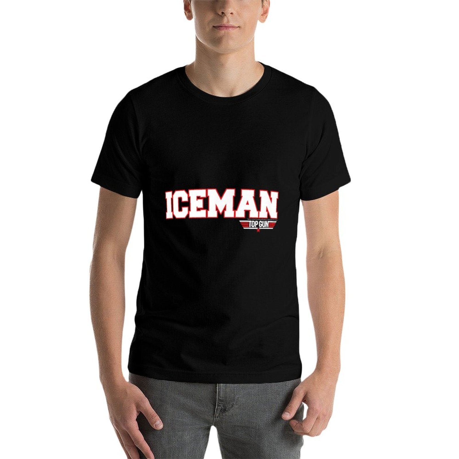 Top Gun Ice Man Name And Graphic Action Movie  Eco-friendly Material T-Shirt