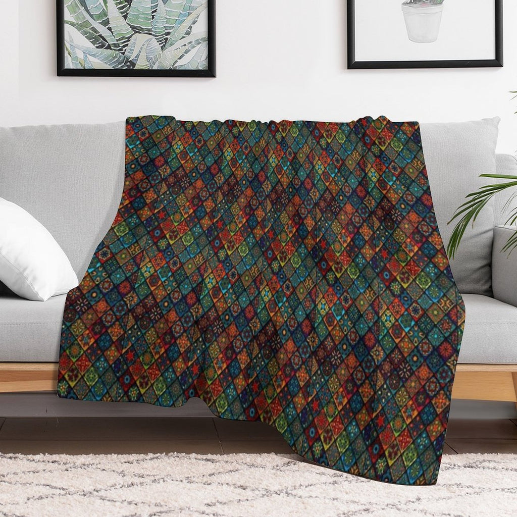 Unique Pattern Multi-functional Throw Blanket