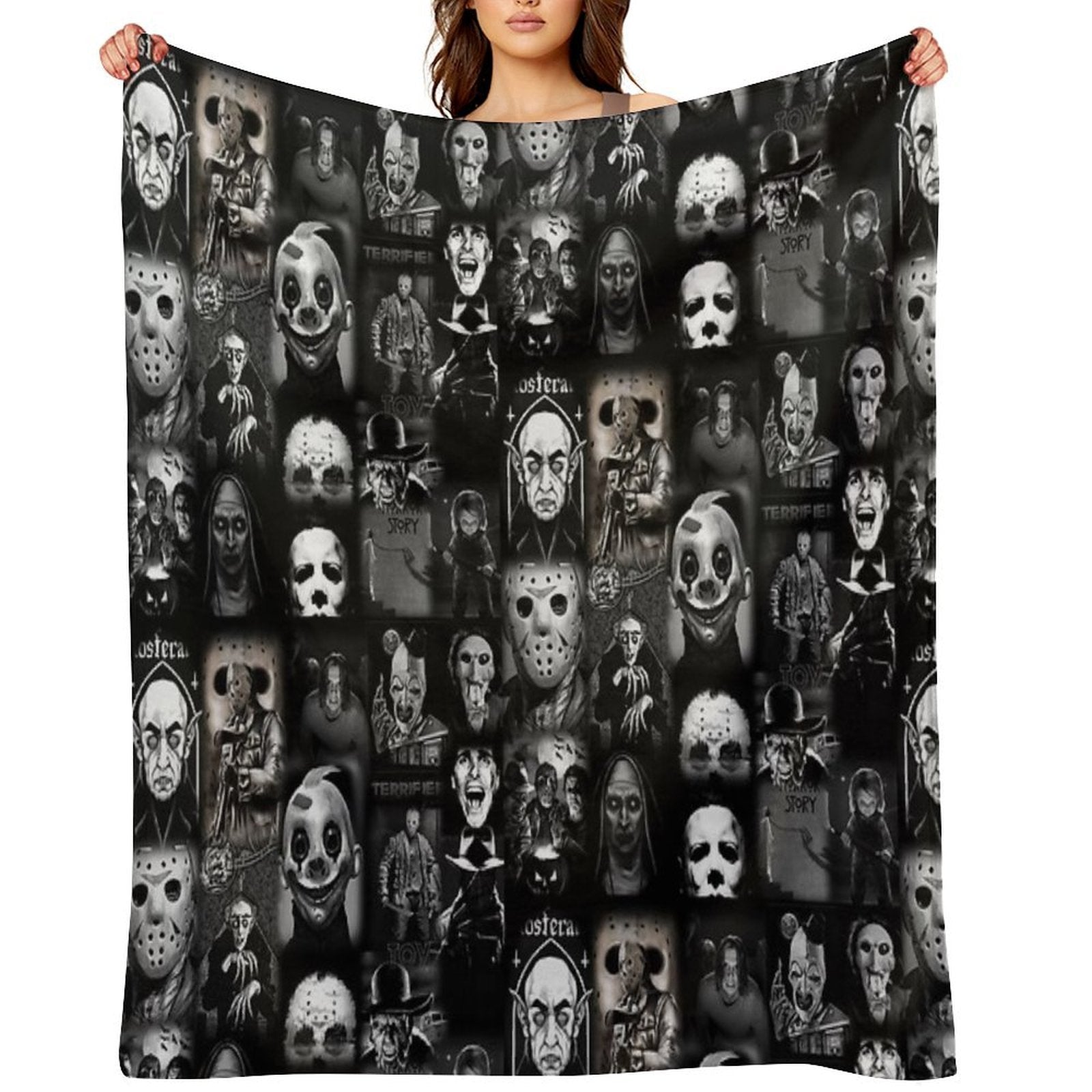 Horror Anti-pilling Throw Blanket