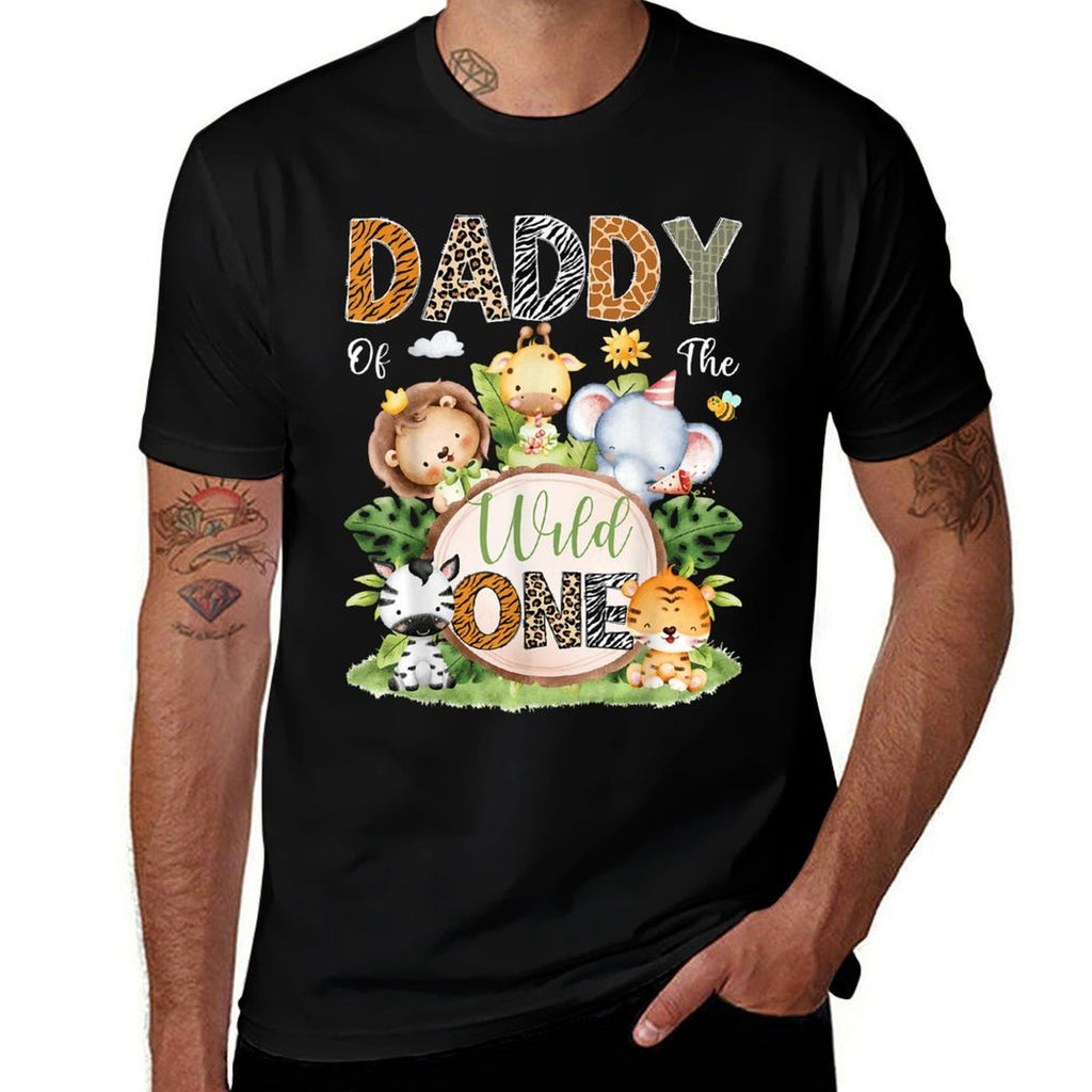Daddy Of The Wild One 1St Birthday Kids Safari Jungle  Classic T-Shirt
