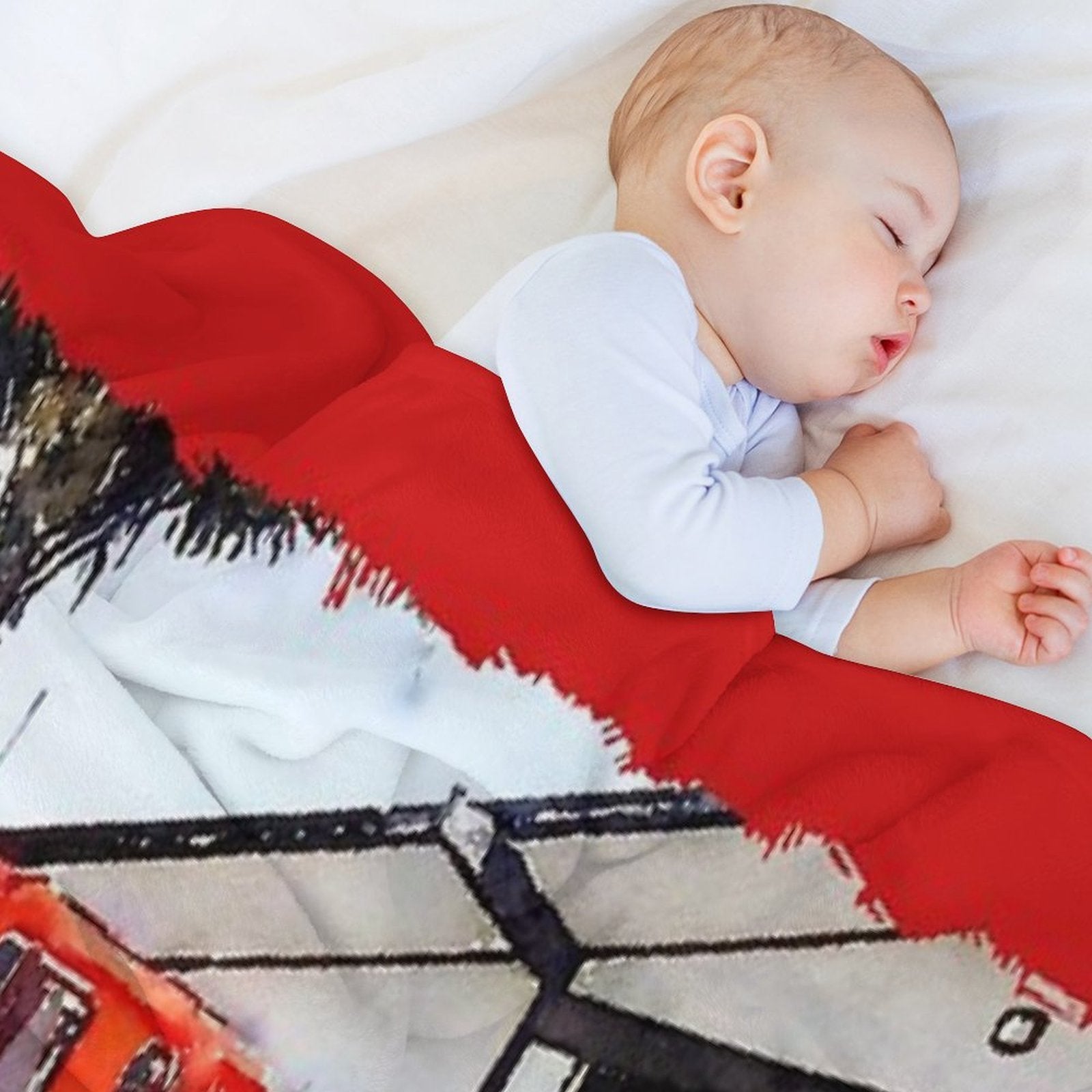 Fire Station 51, Emergency TV Show, Firetruck Sustainable Throw Blanket