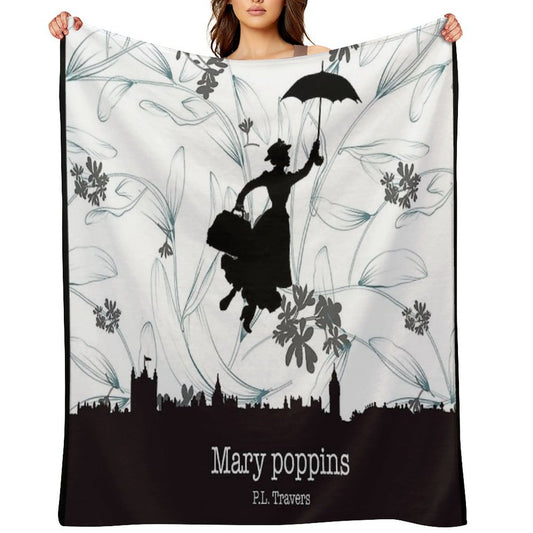 Mary Poppins Shrink-resistant Throw Blanket