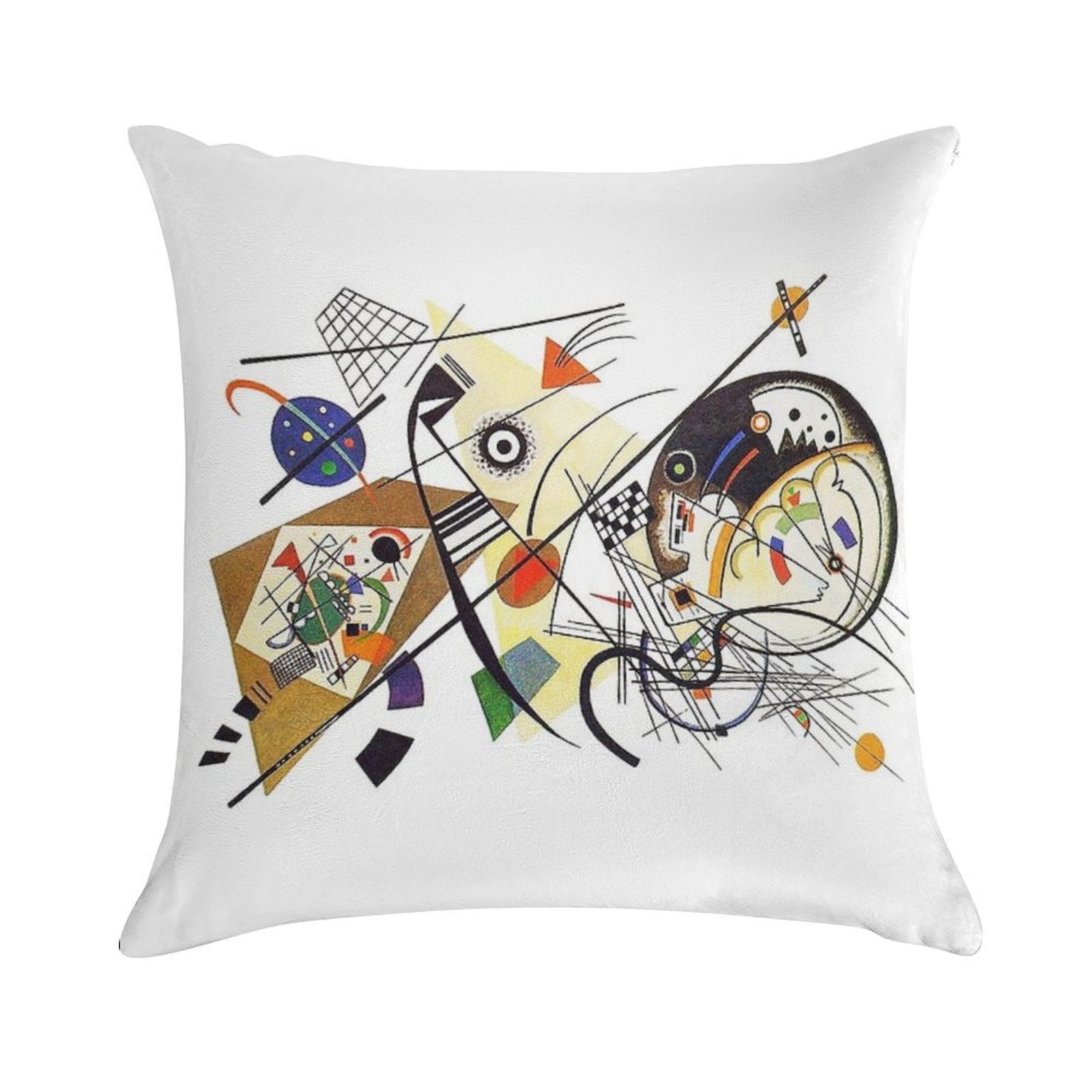 HD. Transverse Line (1923), by Wassily Kandinsky Soft Bedroom Essential Throw Pillow