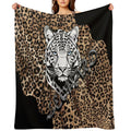 Leopard,cheetah Pattern Shrink-resistant Throw Blanket