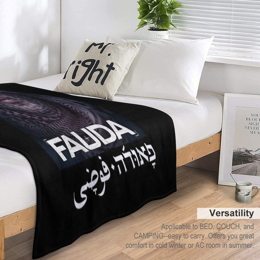 Lior Raz from FAUDA Plush Throw Blanket
