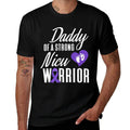 Prematurity Awareness Daddy Nicu Warrior Preemie Dad  Eco-friendly Material T-Shirt