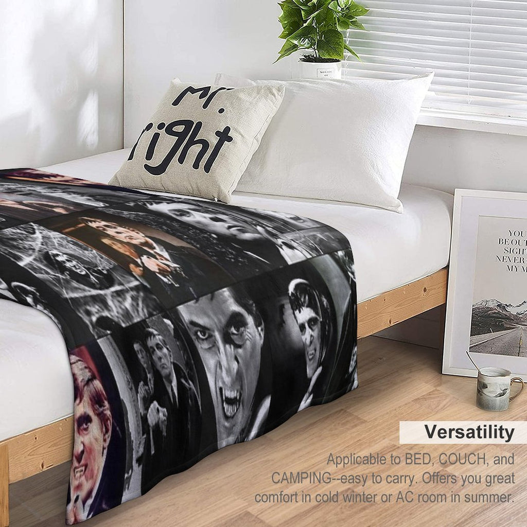 Dark Shadows TV Show Photo Collage Plush Throw Blanket
