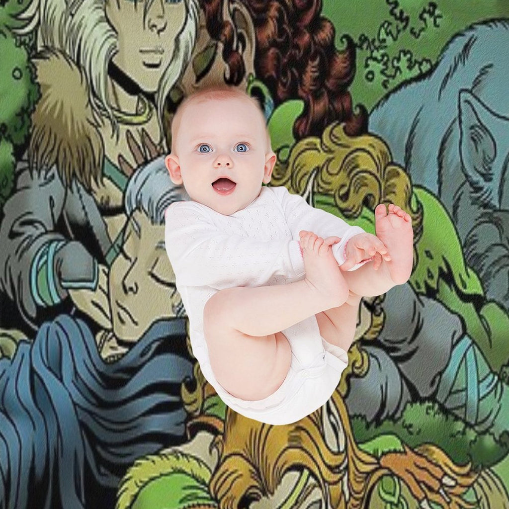 ElfQuest True Peace II Sustainable Throw Blanket