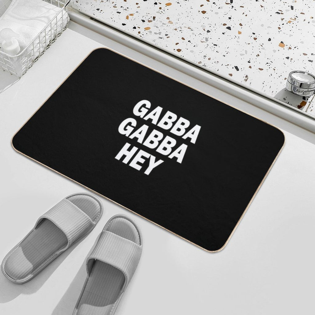 The Ramones - GABBA GABBA HEY  Slip-Resistant Bath Mat