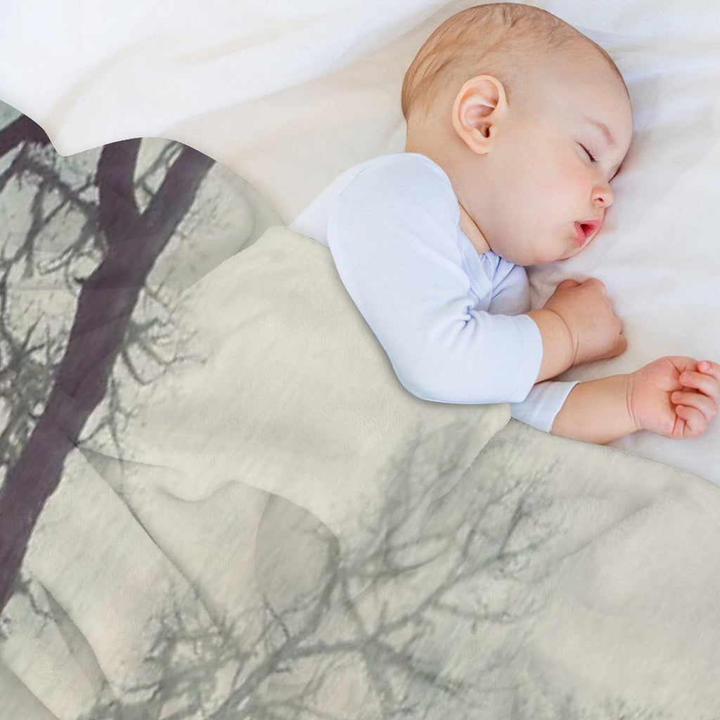 Silent Anticipation Velvety-soft Throw Blanket