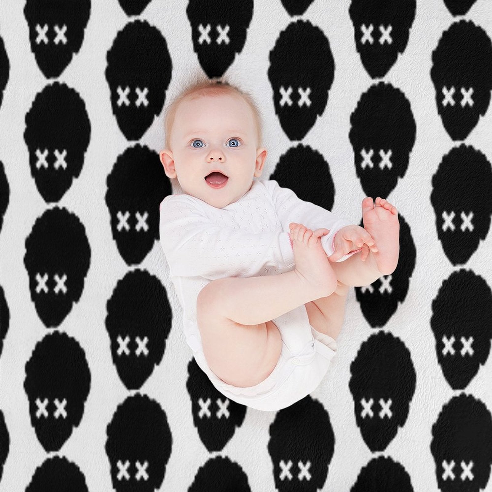 Grandson XX Logo Easy Care Throw Blanket