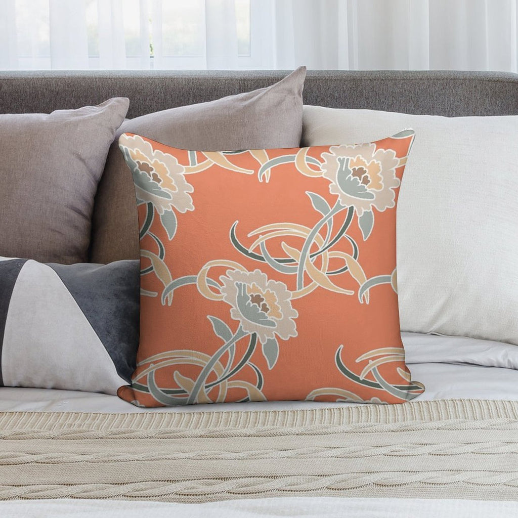 Golden Girls Couch Pattern Soft Anti-Pilling Throw Pillow