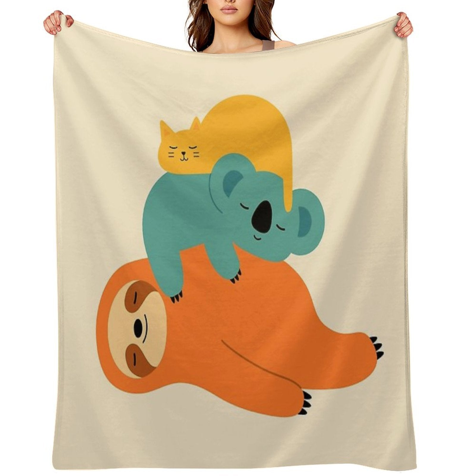 Being Lazy Travel-friendly Throw Blanket