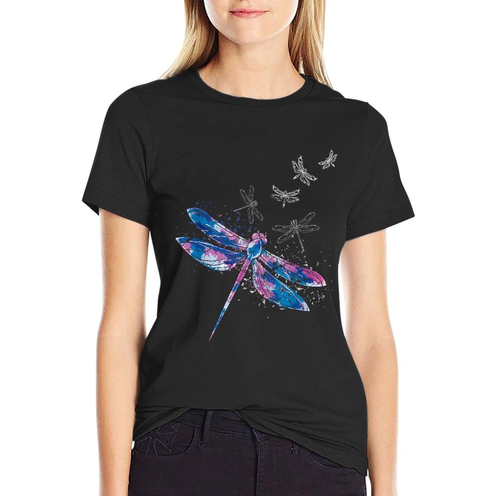 Wildlife Animal Insect Nature Girls Women Gift Dragonfly  Classic T-Shirt