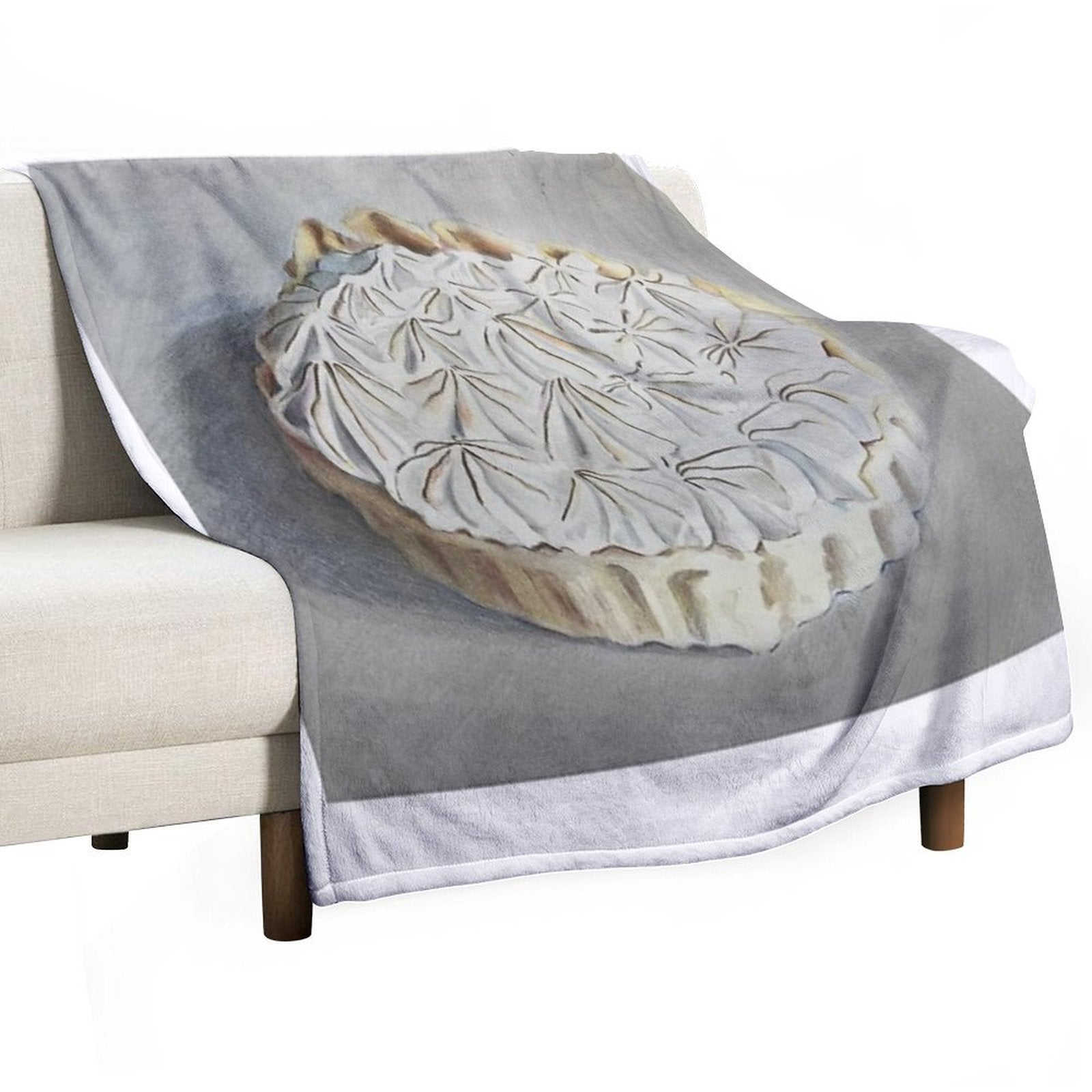 Lemon Meringue Pie Anti-pilling Throw Blanket