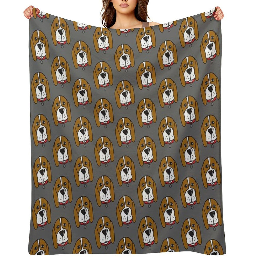 Beagle Rescue Victoria Merch! Shrink-resistant Throw Blanket
