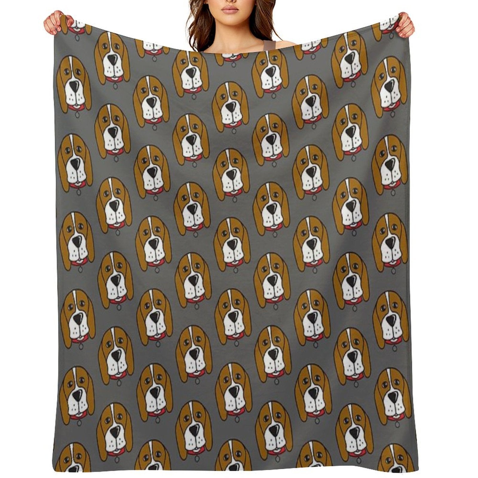 Beagle Rescue Victoria Merch! Shrink-resistant Throw Blanket