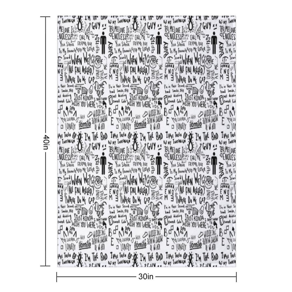 Billie Eilish Machine-washable Throw Blanket