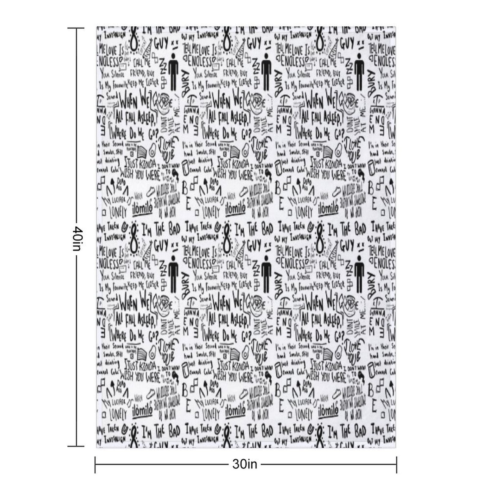 Billie Eilish Machine-washable Throw Blanket