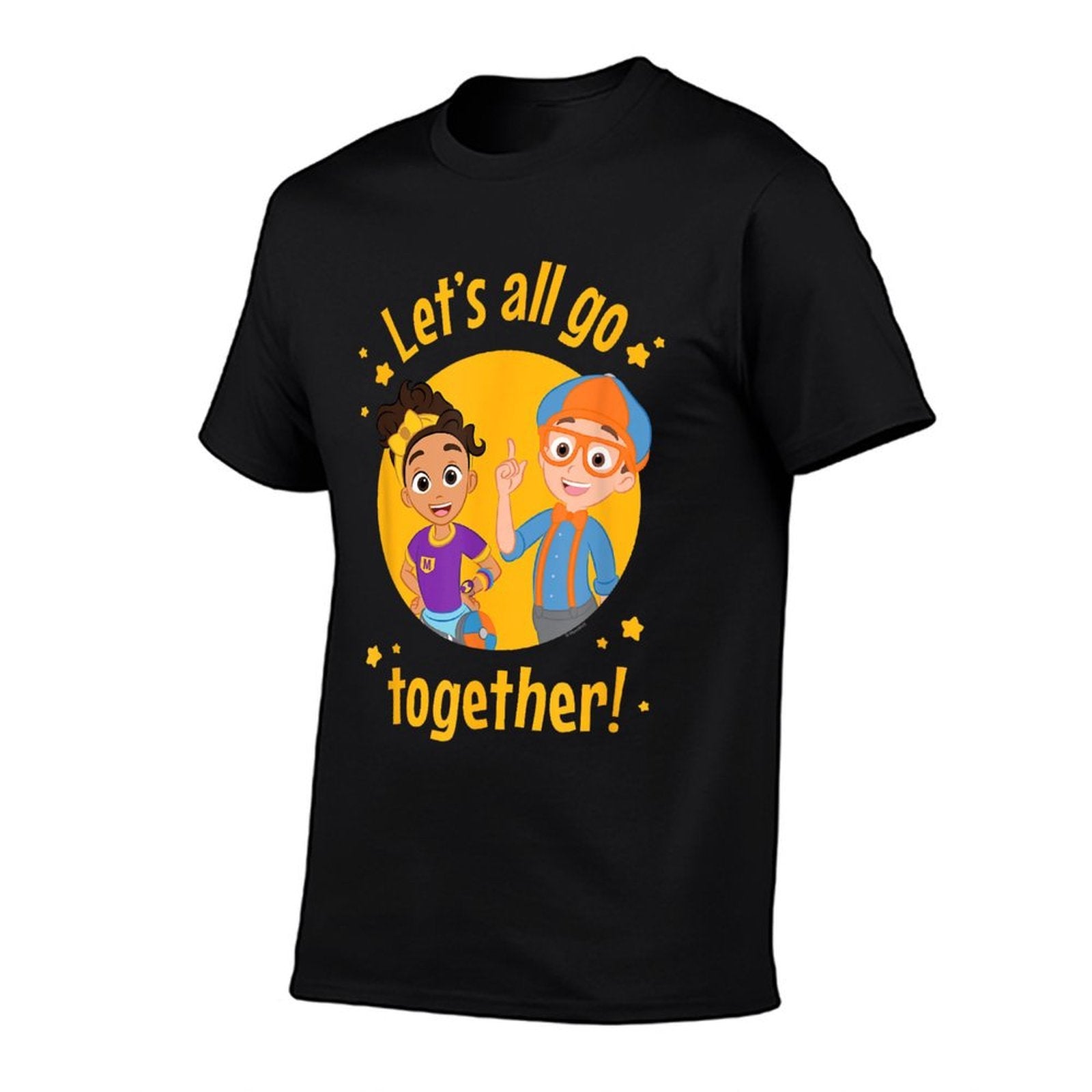 Blippi Let's All Go Together  Slim-fit Cut T-Shirt