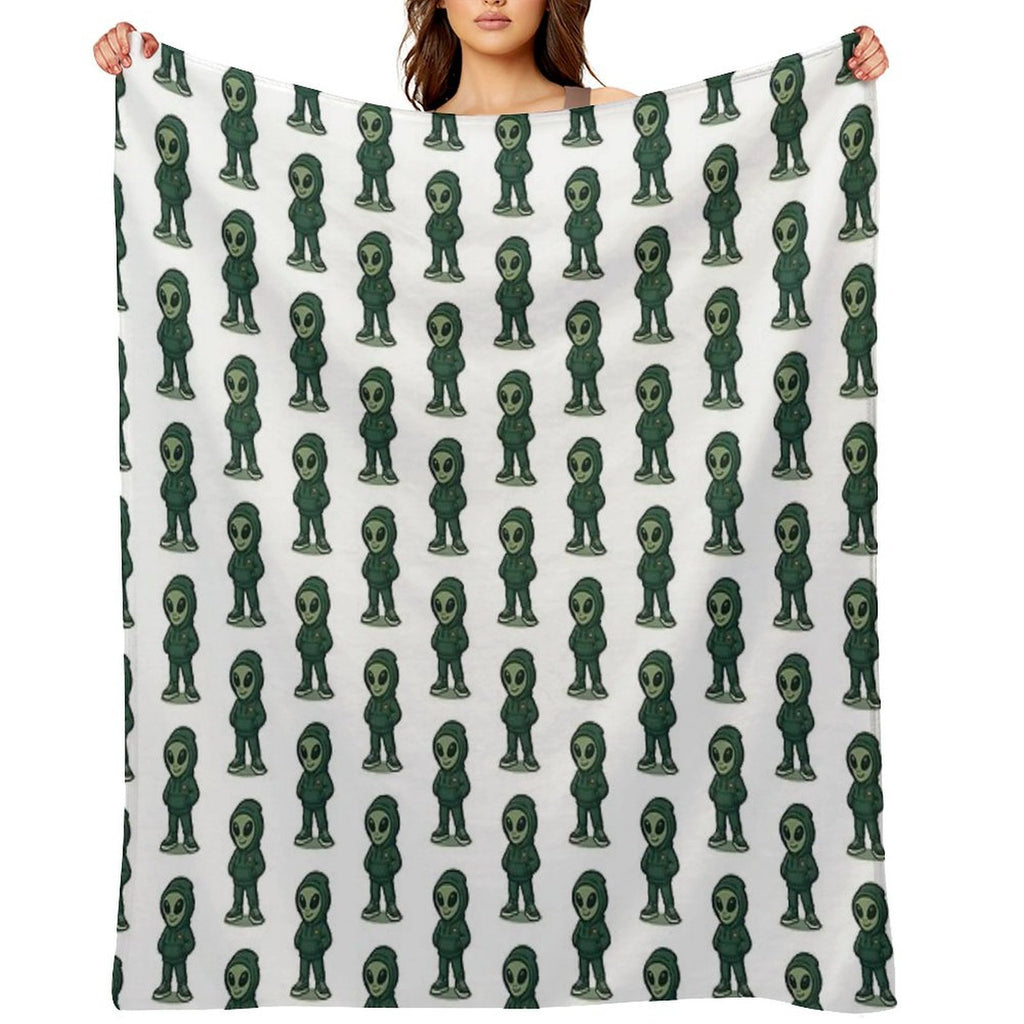 Alien Swag Lightweight Throw Blanket