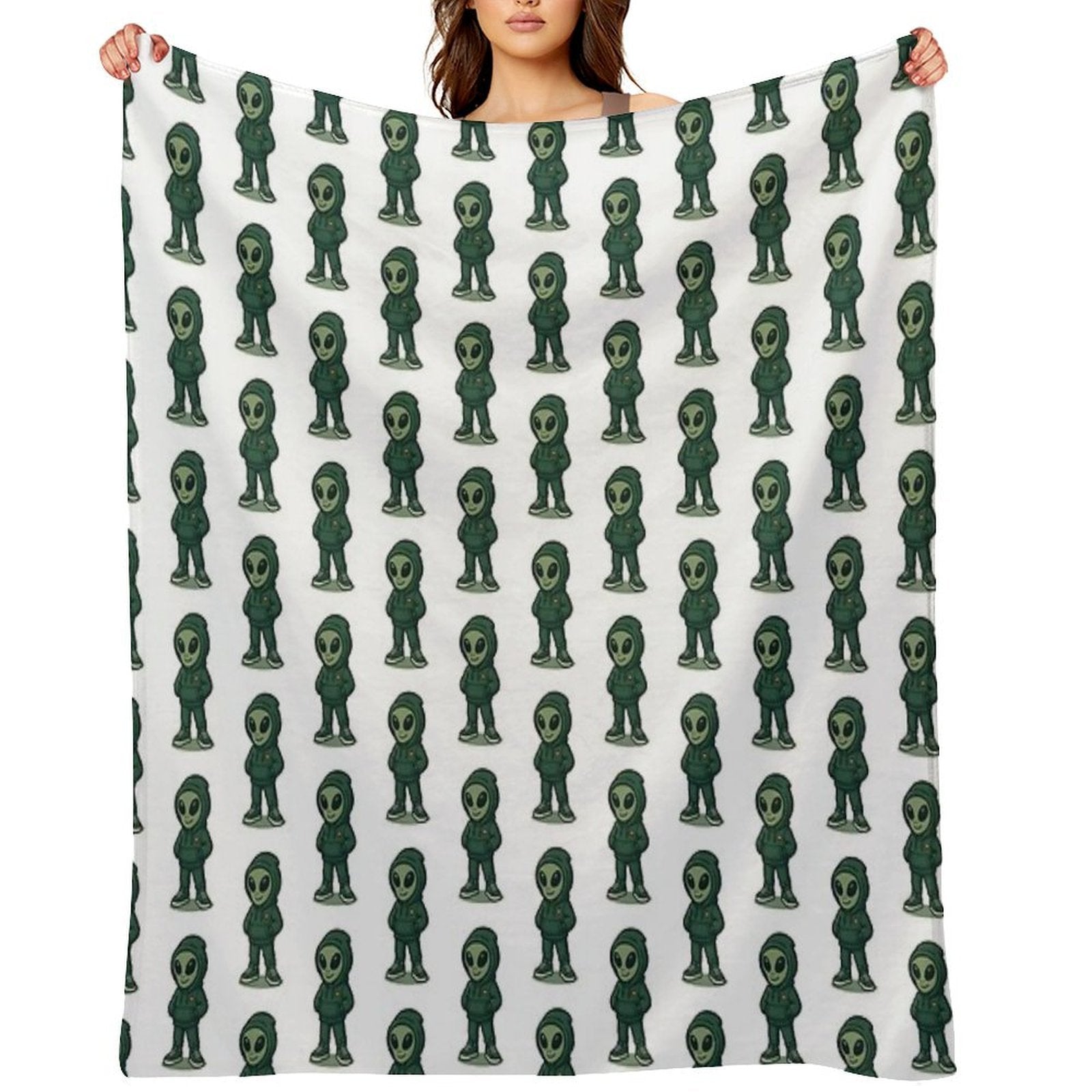 Alien Swag Lightweight Throw Blanket