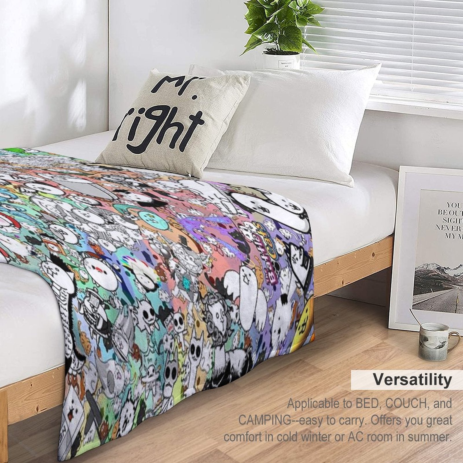 Battle Cats Durable Throw Blanket