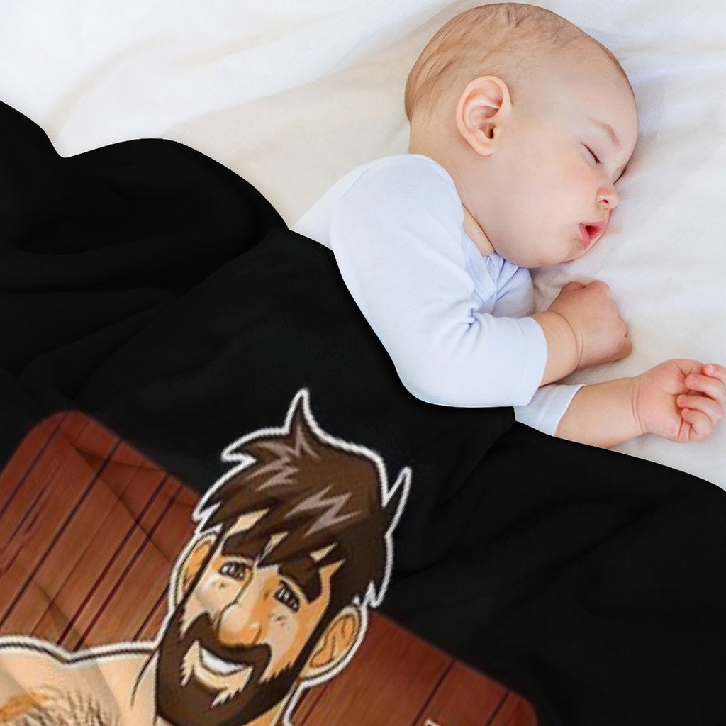 ADAM LIKES SAUNAS Easy Care Throw Blanket