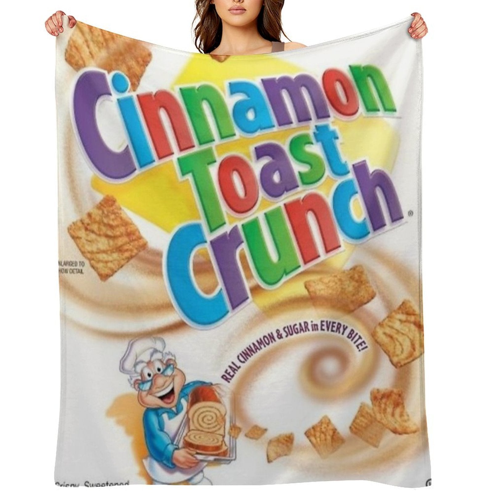 Cinnamon Toast Crunch Quick-dry Throw Blanket