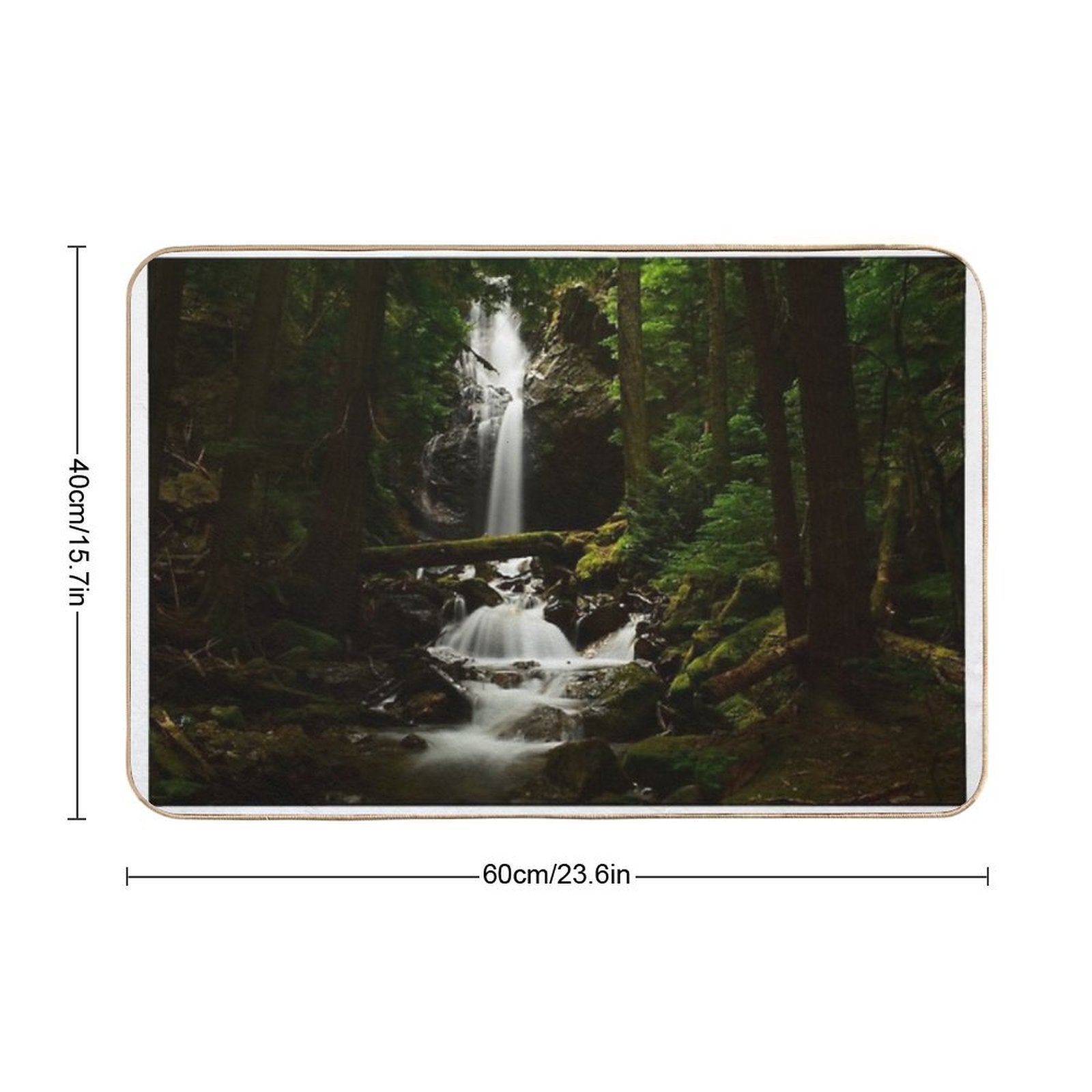Cedar Hollow Falls  Anti-Trip Bath Mat