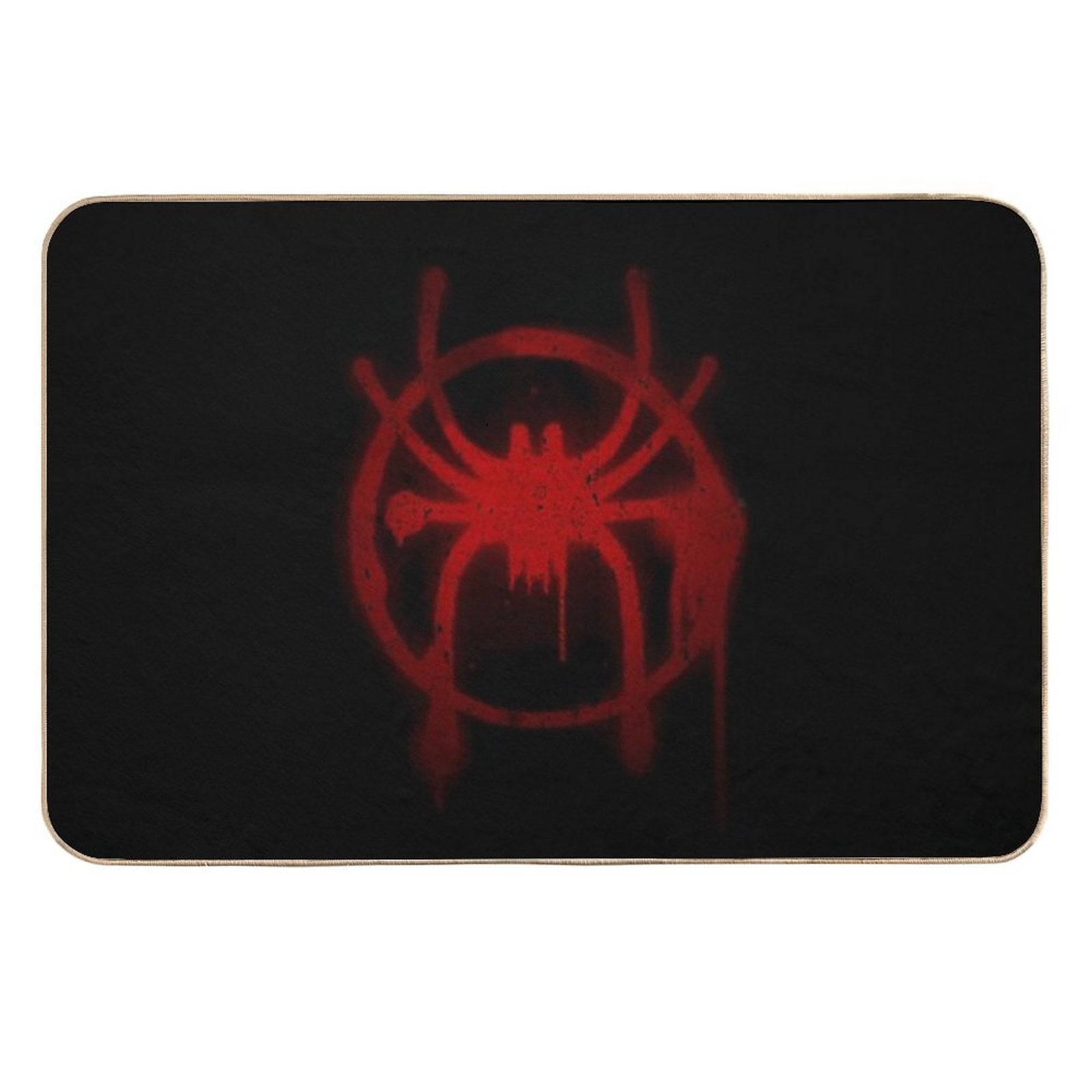 Miles Morales Spider Symbol  Slip-Resistant Bath Mat