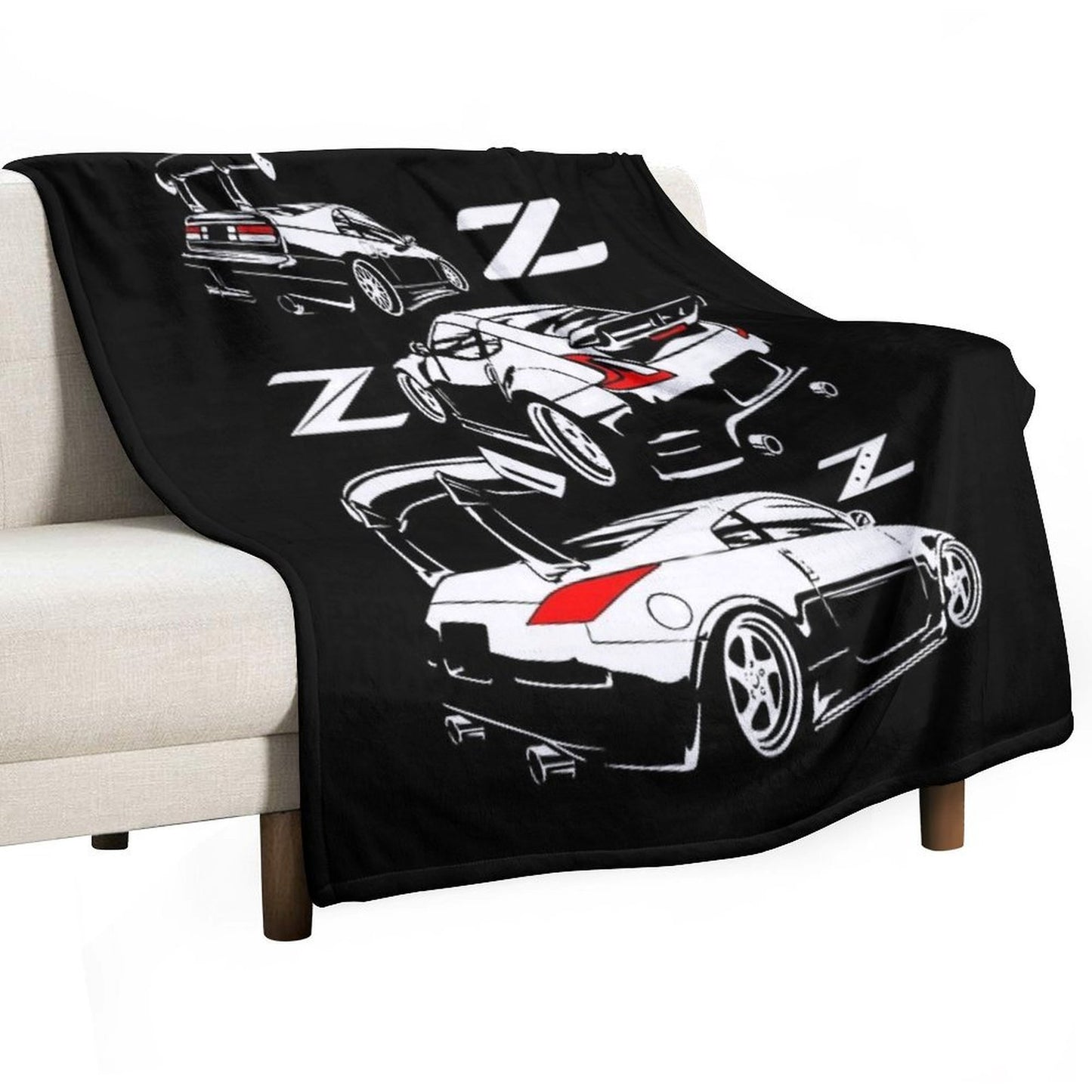 Z Family. 350z 370z 300zx Velvety-soft Throw Blanket