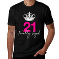 Finally Legal 21st Birthday Shirt for Her  Easy-care T-Shirt