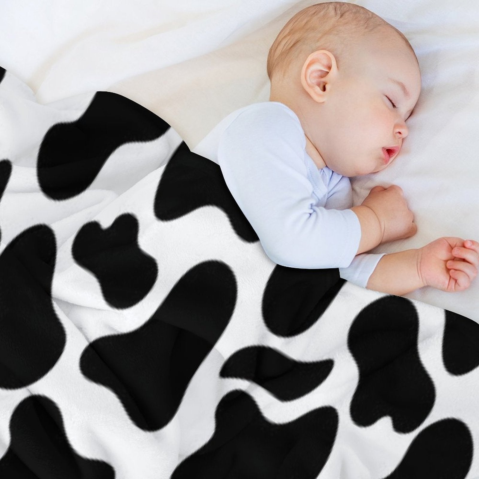 Cow Print Anti-pilling Throw Blanket
