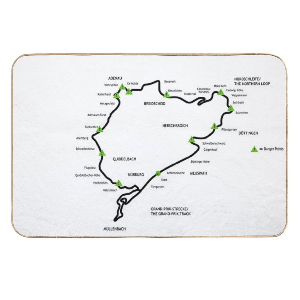 The Green Hell  Repositionable Bath Mat
