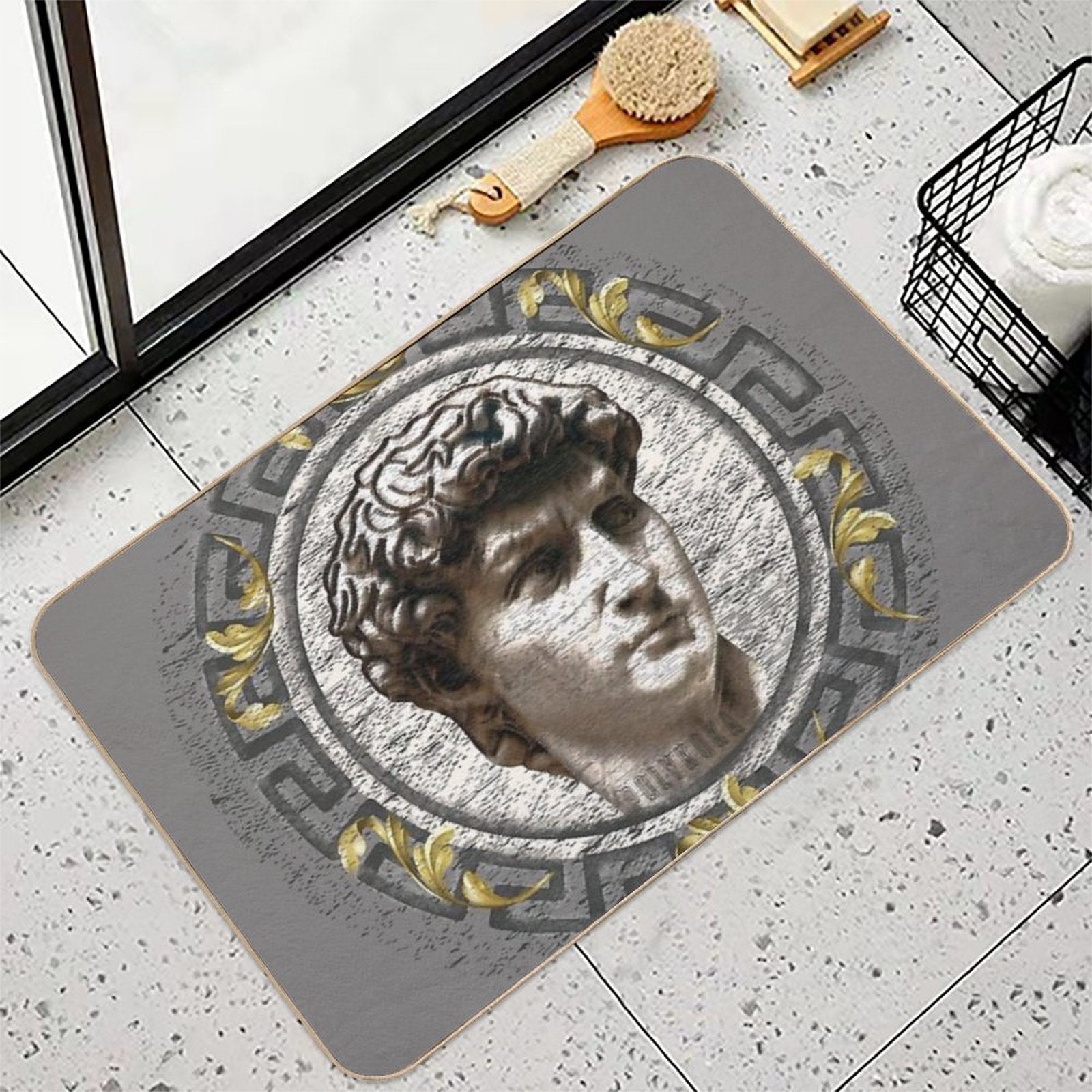 THE DAVID FACE  Long-Lasting Bath Mat