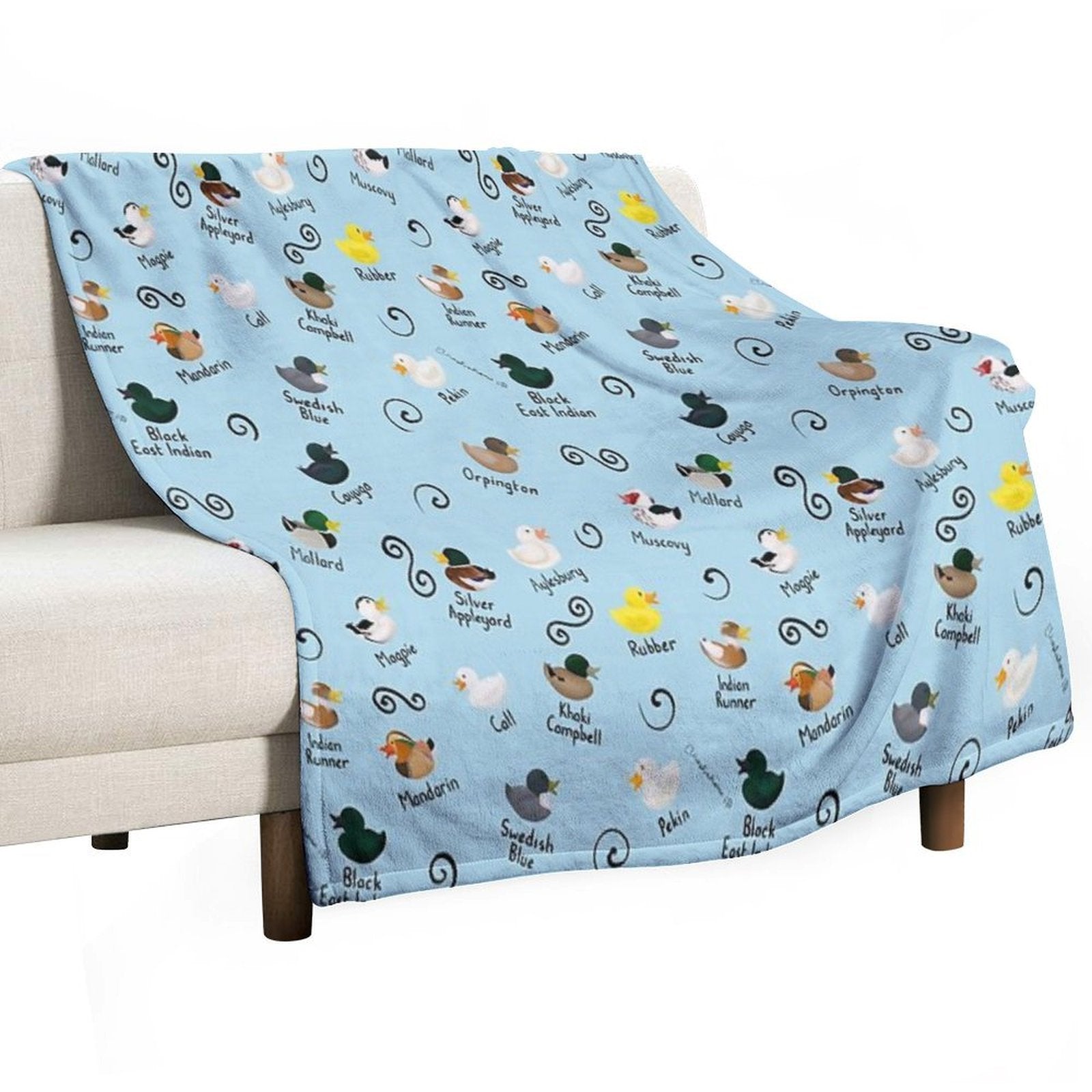 Ducks Ducks Ducks Versatility Throw Blanket