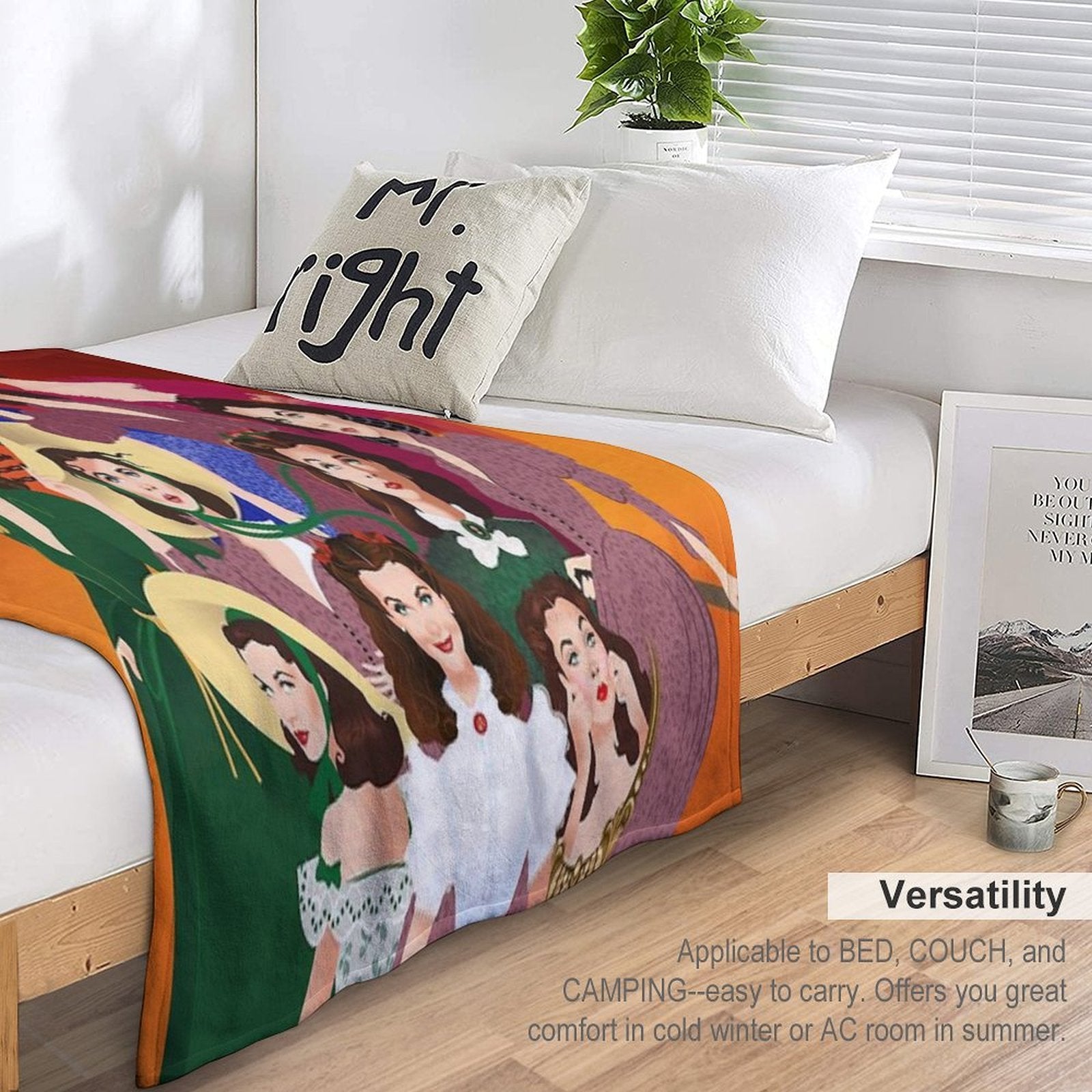 Scarlett O'Hara Compact Throw Blanket