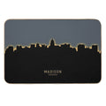 Madison Wisconsin Skyline  Fade-Resistant Bath Mat