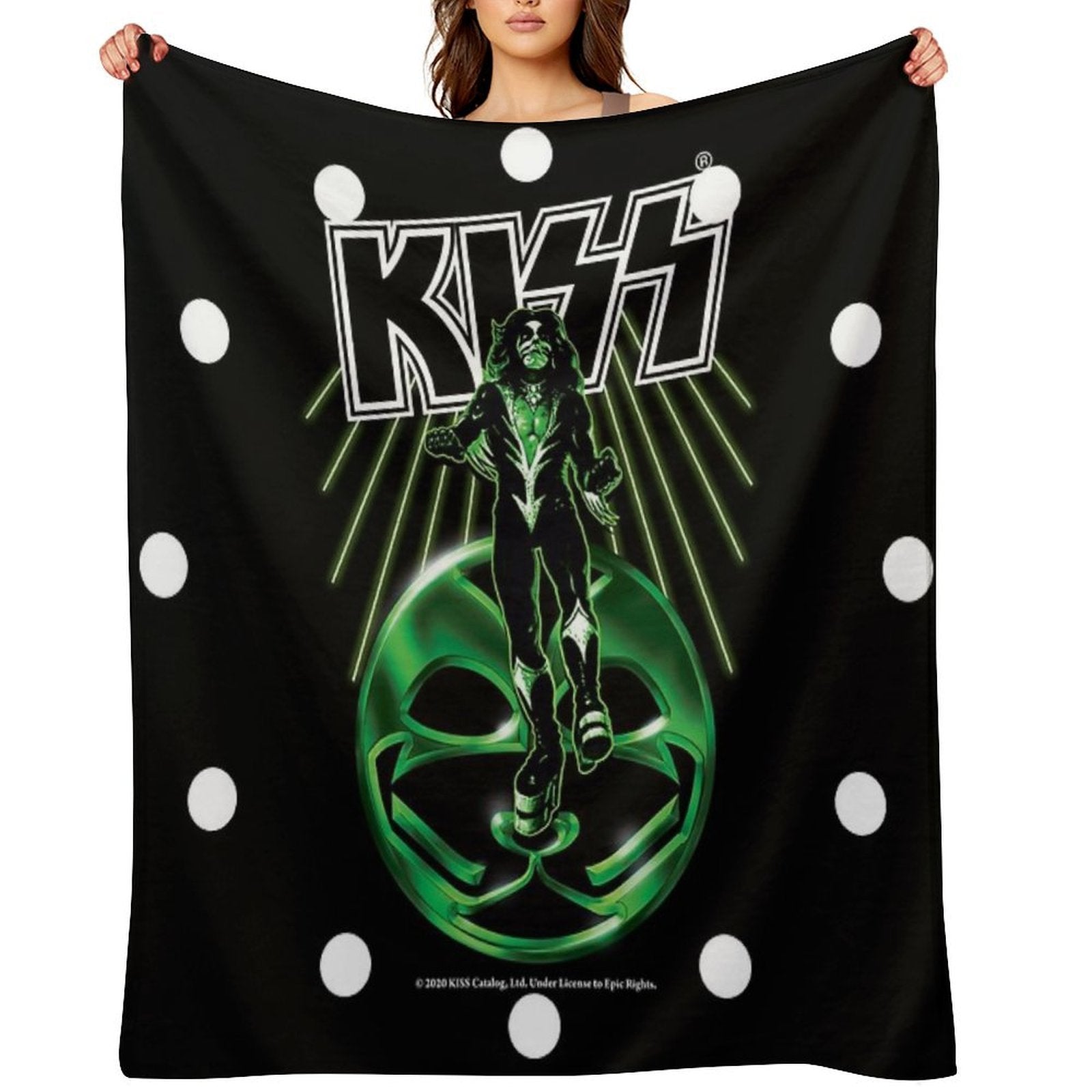 Kiss Band  - Catman Anti-pilling Throw Blanket