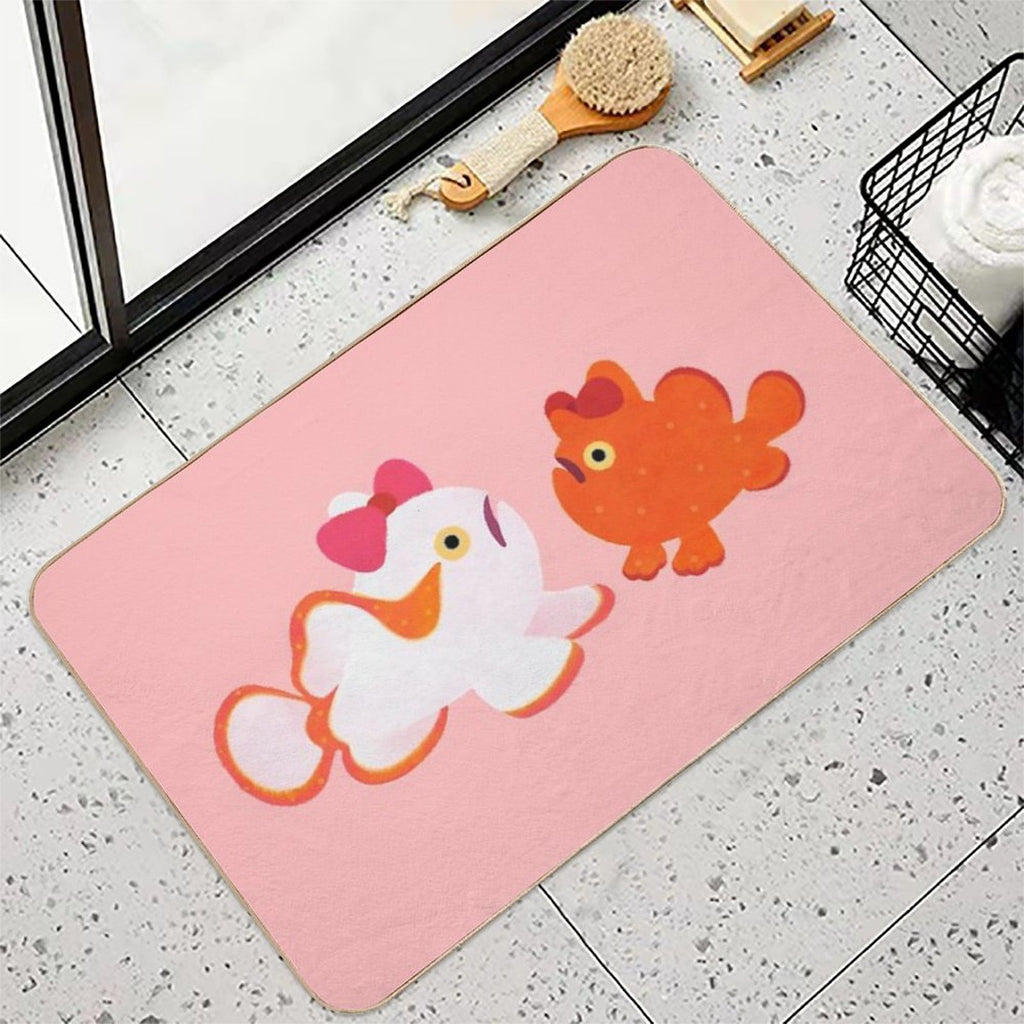 Ribbon Frogfish  Fade-Resistant Bath Mat