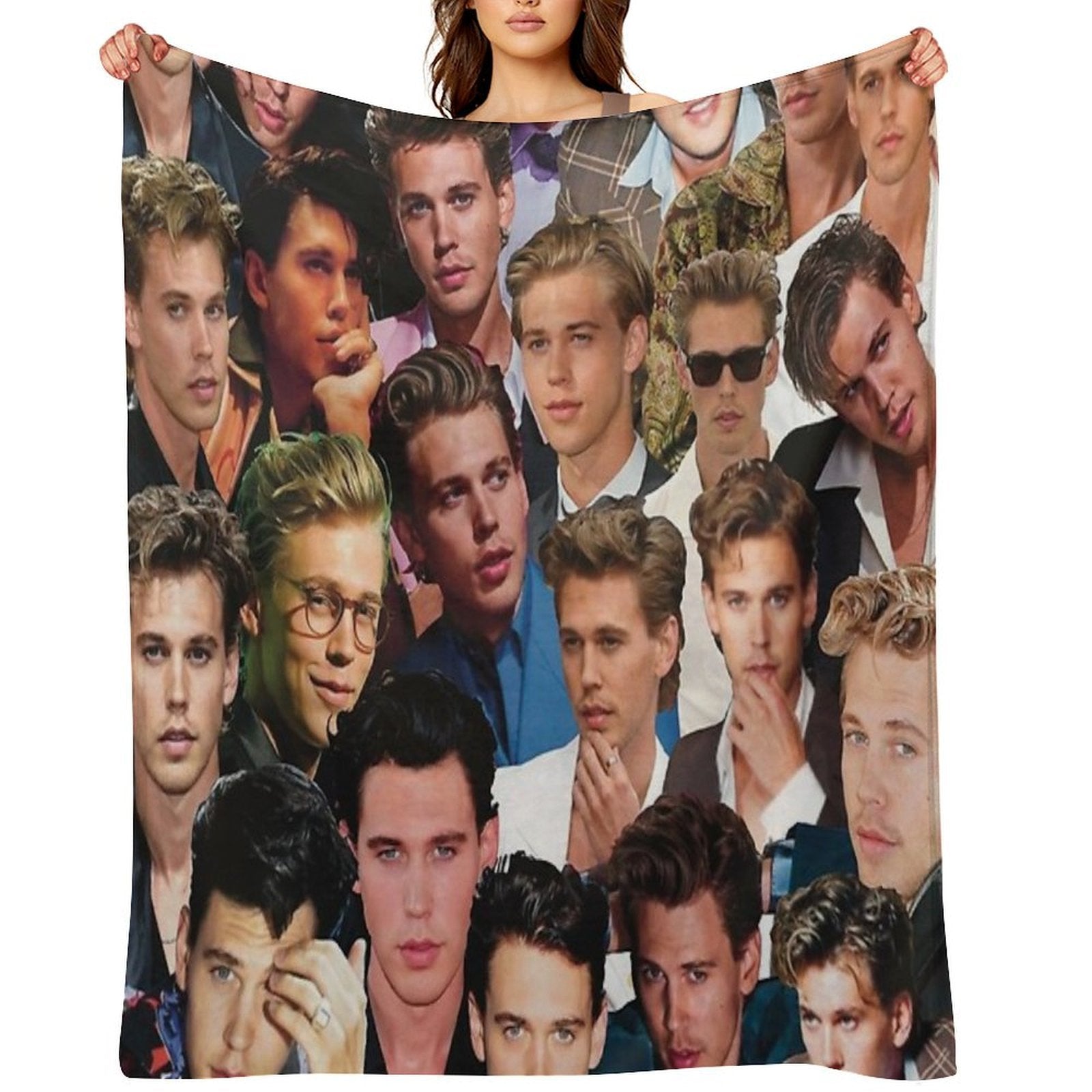 Austin Butler Photo Collage Premium Throw Blanket