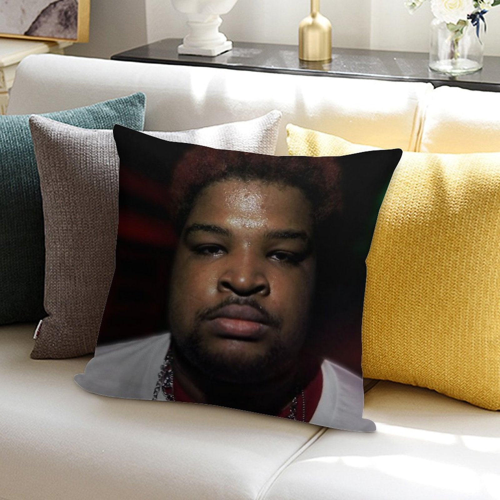 Mario Judah Rage Pillow Soft Reinforced Edging Throw Pillow