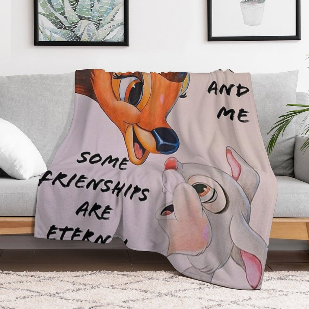 Bambi And Thumper Gift-ready Throw Blanket