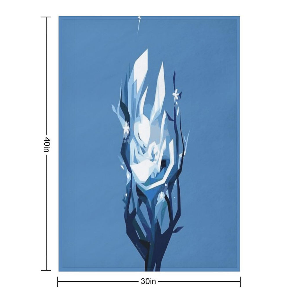 Ori Sleeping - Ori And The Will of Wisps - In The Blind Forest Anti-pilling Throw Blanket