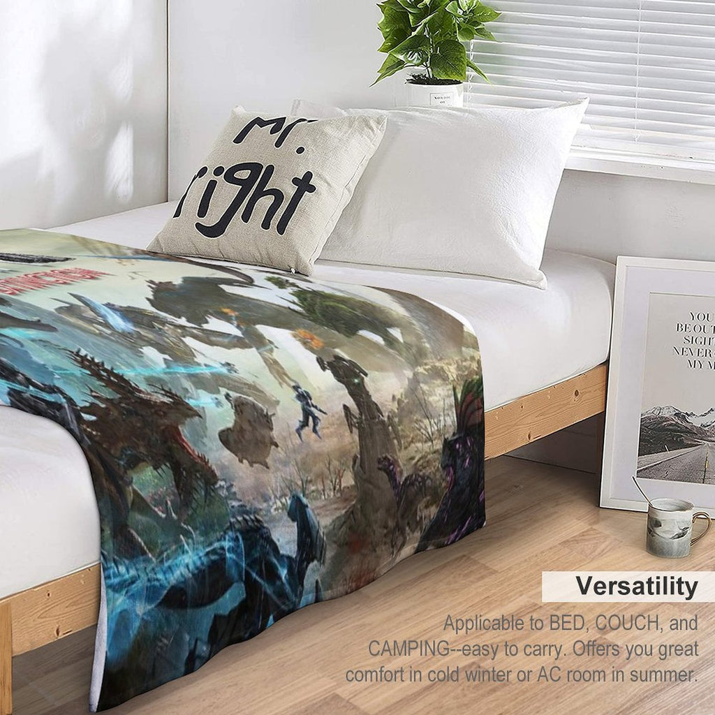 Ark Extinction Anti-pilling Throw Blanket