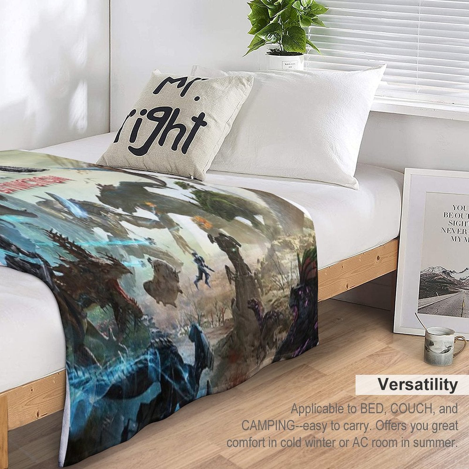 Ark Extinction Anti-pilling Throw Blanket